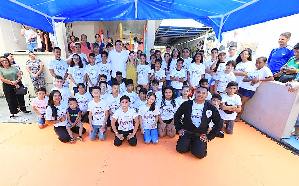 Jiu-jitsu project supported by Alessandra Campêlo is launched at Santa Etelvina, in Manaus