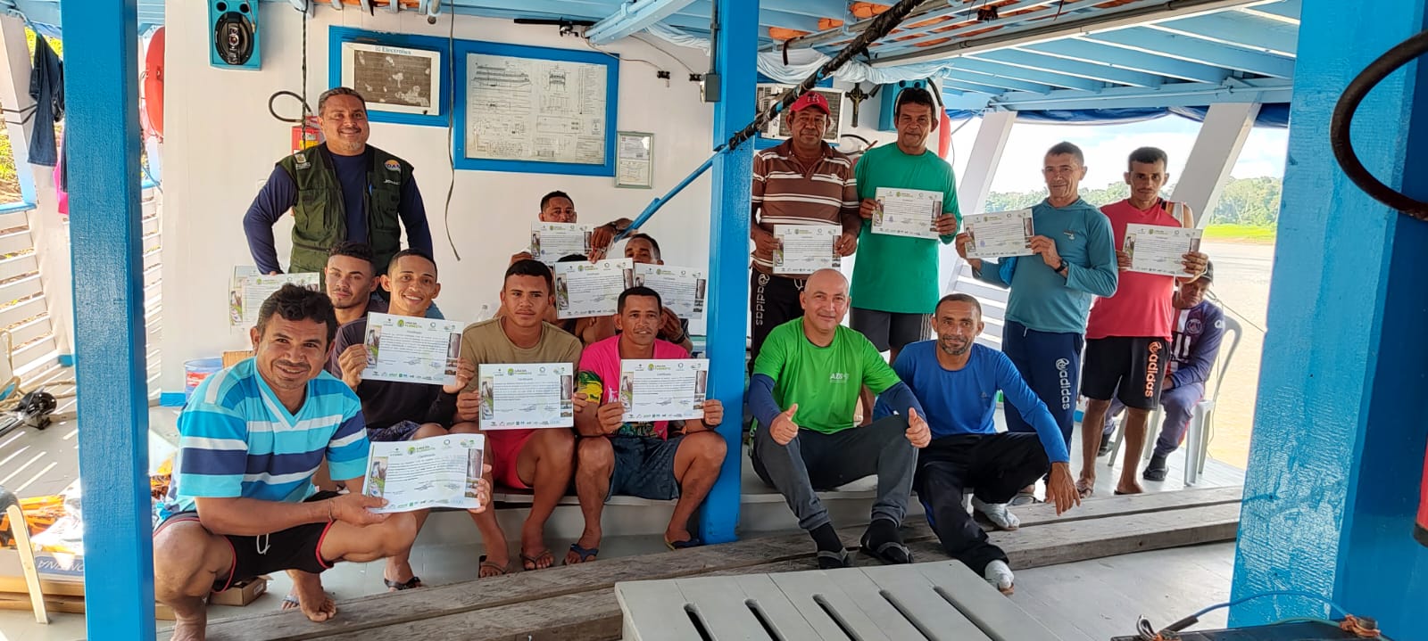 Em Lábrea, Idam leva regularização e capacitação a extrativistas e manejadores de pirarucu