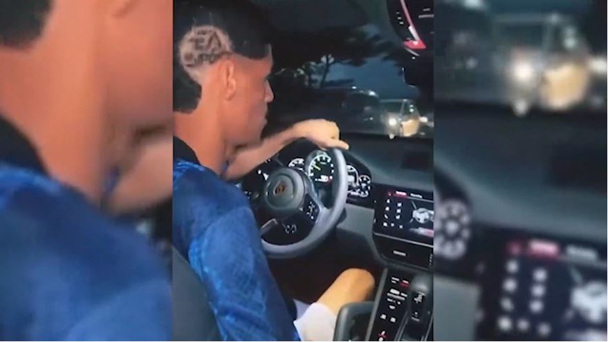 VIDEO: Luva de Pedreiro drives a luxury car with a pregnant woman, without having a driver’s license