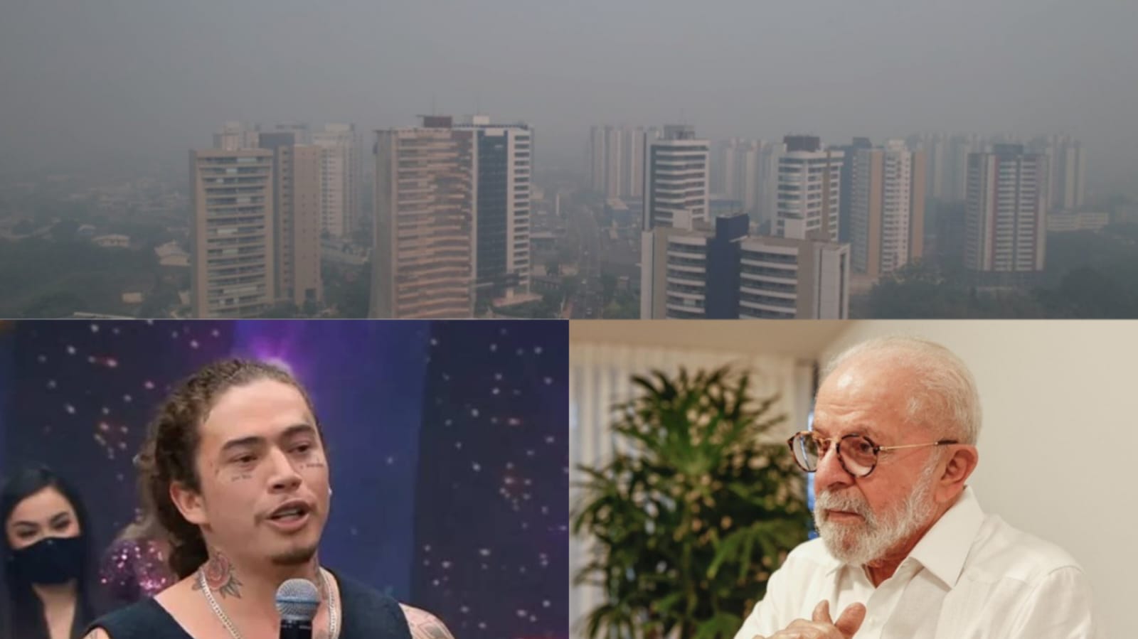 Lula fala sobre guerra em Israel e Whindersson Nunes questiona sobre fumaça no AM: ‘E Manaus meu chapa’