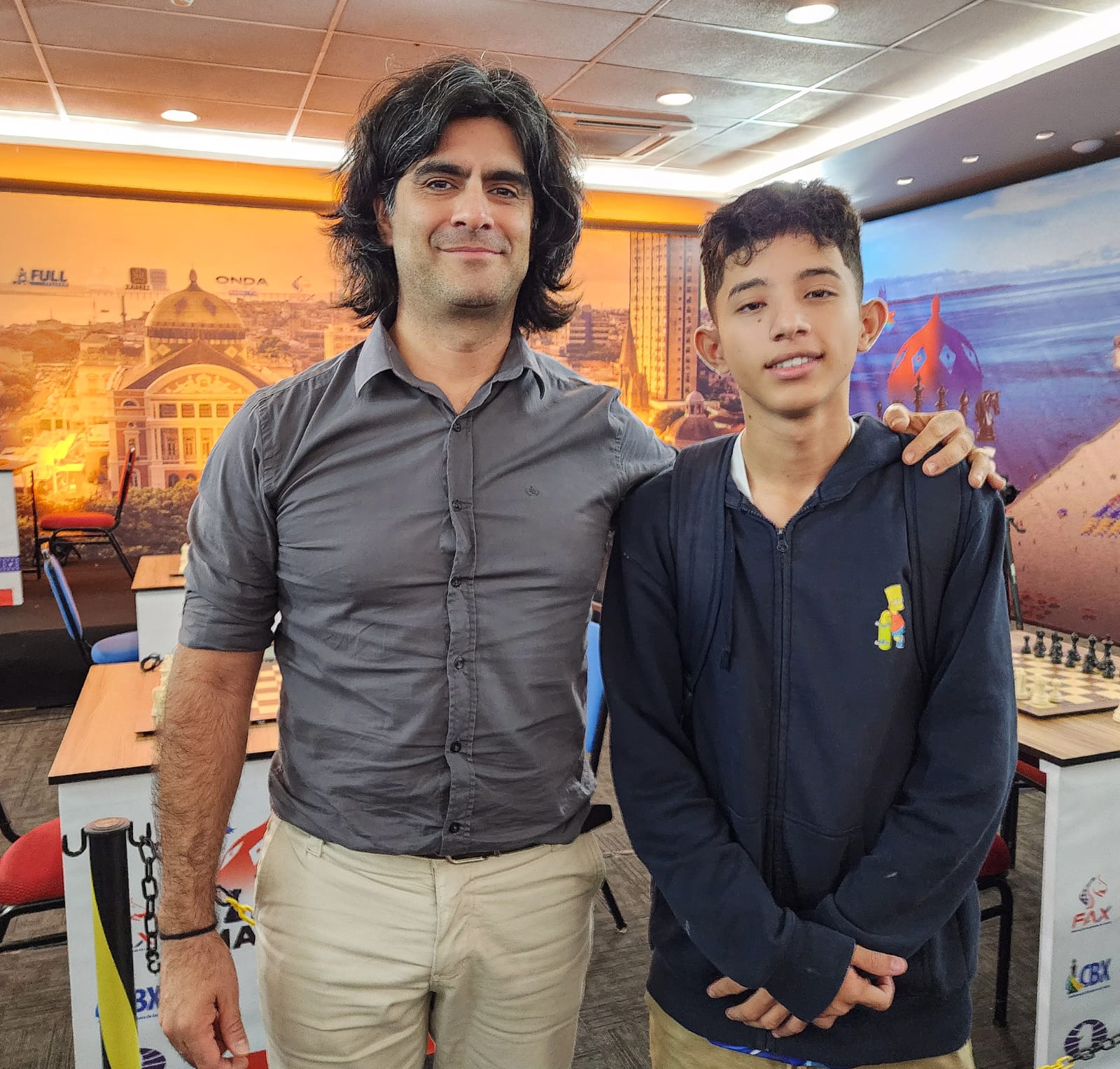 Atleta da rede estadual do as representa o Brasil no campeonato  mundial de xadrez, na Itália