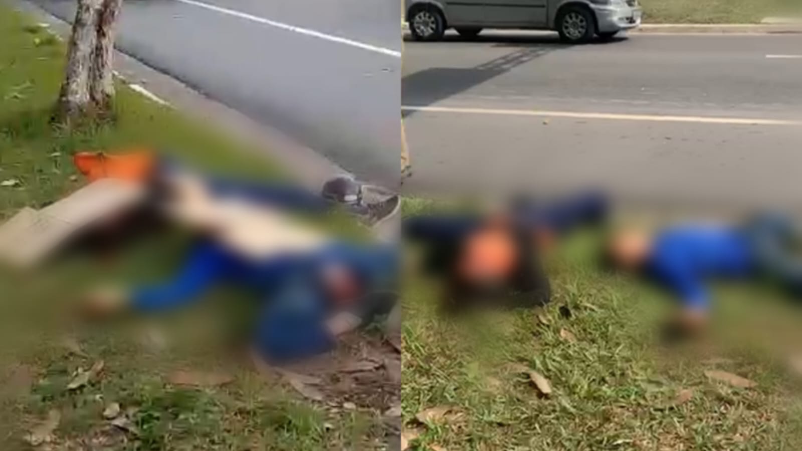 VÍDEO: motociclista de app e passageira morrem após sofrerem acidente na estrada do aeroporto
