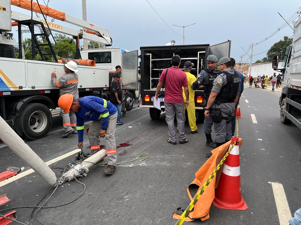 Motorista que matou dois trabalhadores em Manaus estava a mais de 100 Km/h, diz perícia