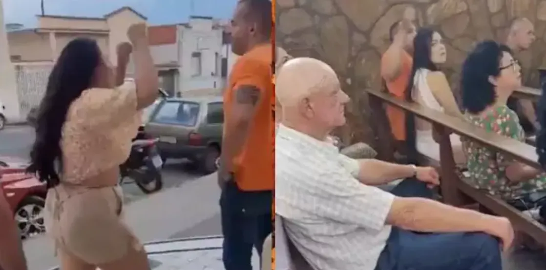 VÍDEO: Mulher flagra marido com amante na missa