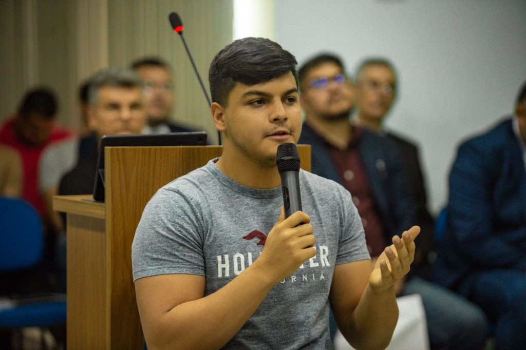 Paulo Victor Silva de Souza é filho do presidente do clube, Marcus Paulo Rodrigues de Souza