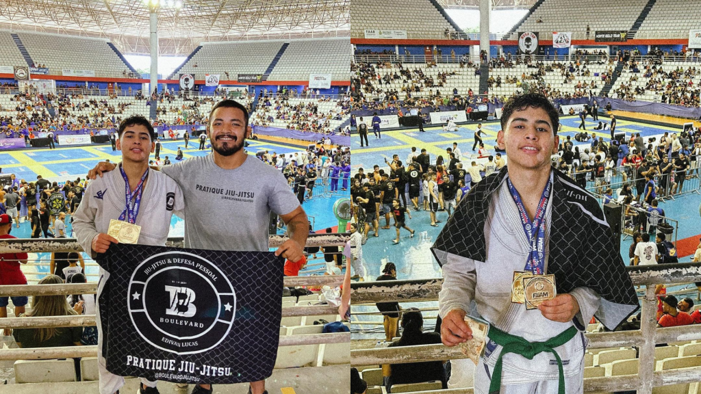 Fighter Oscar Bisneto wins double gold at Amazonense Jiu-Jitsu
