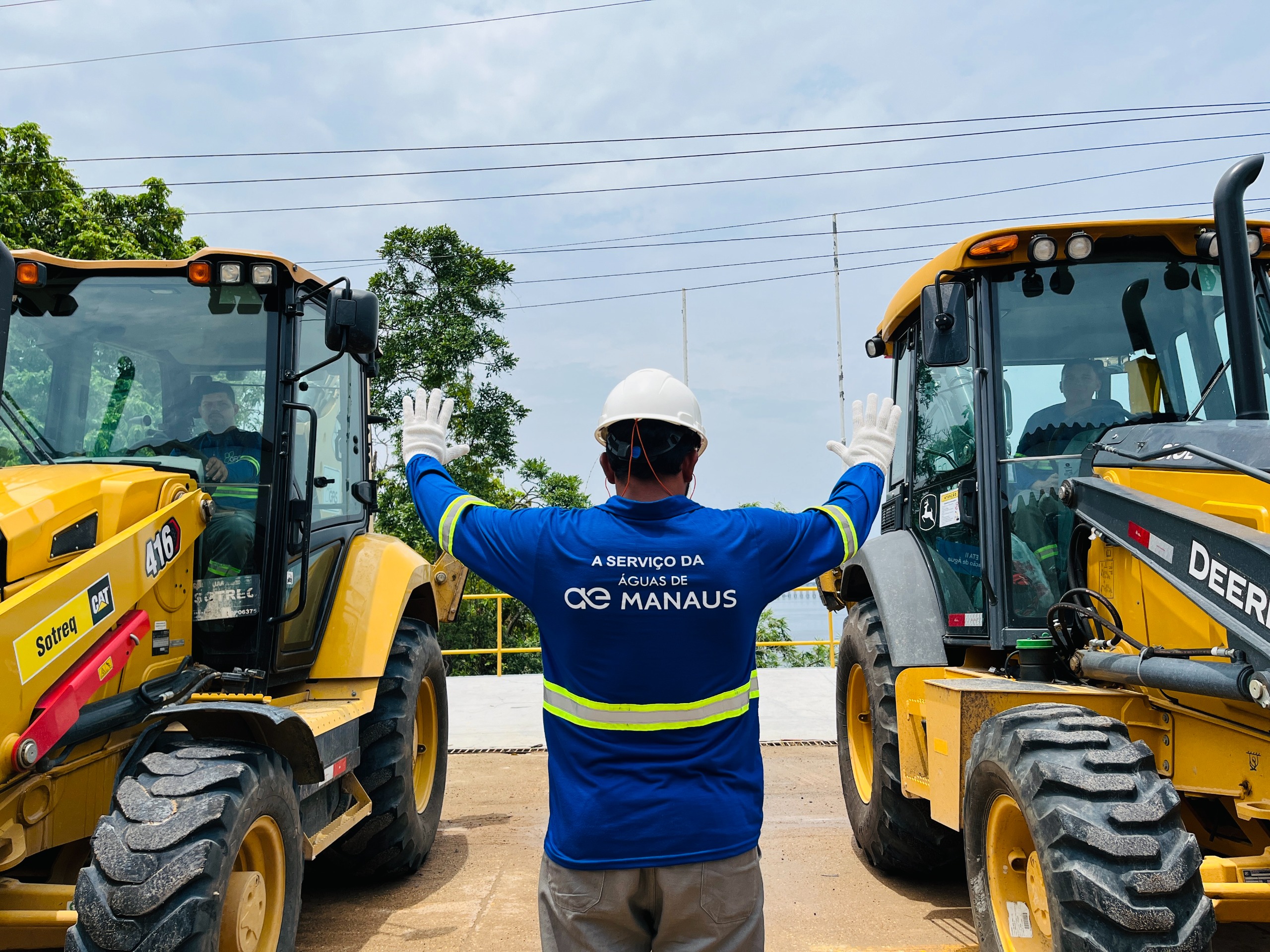 Equipamentos novos garantem mais celeridade em obras de esgotamento sanitário em Manaus