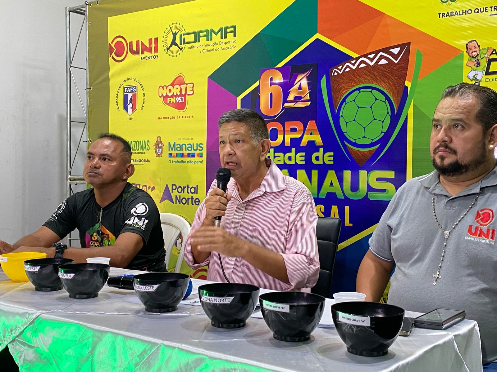 Draw of the brackets defines teams that will compete in the 6th Manaus City Cup