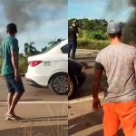 Moto da vítima chegou a explodir após colisão
