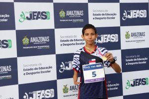 Alex Oliveira já participou de 5 etapas nacionais das Paralimpíadas Escolares