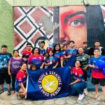 Juliana Felipe foi recebida na Escola Estadual (EE) Irmã Inês Penha