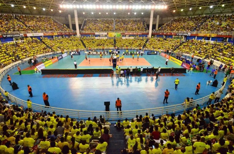 Arena já recebeu jogos da Seleção Brasileira Masculina de Vôlei