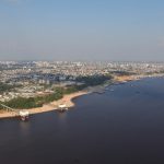 Rio Negro em Manaus: Foto: Alex Pazuello/Secom