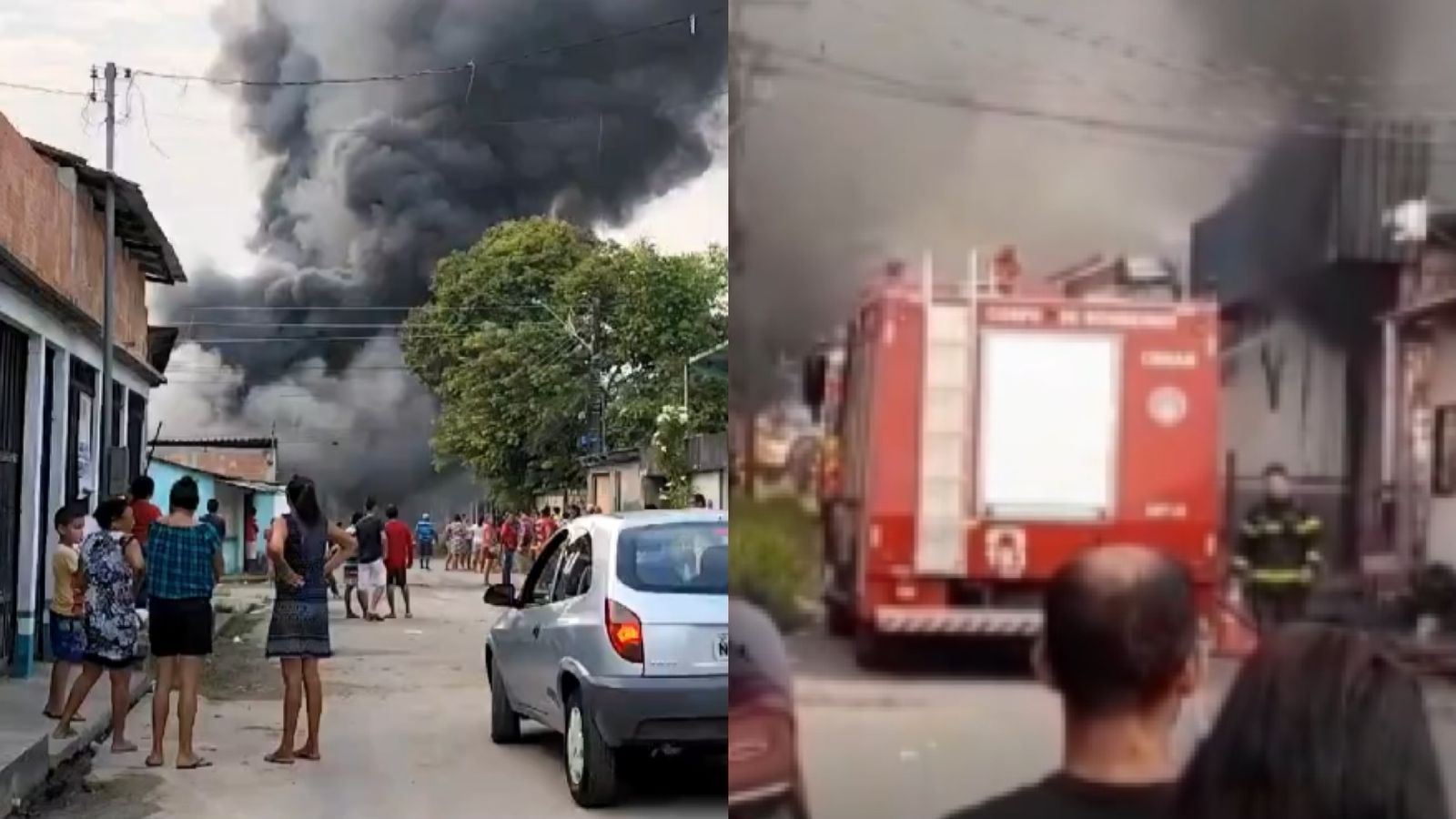 VÍDEO: fábrica é atingida por incêndio na Zona Norte de Manaus