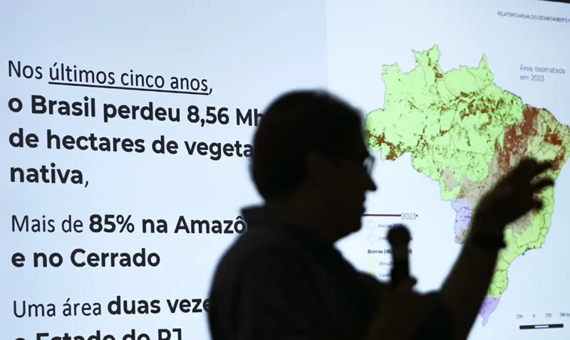 Dados são do levantamento da MapBiomas, divulgados nesta quarta-feira (21)