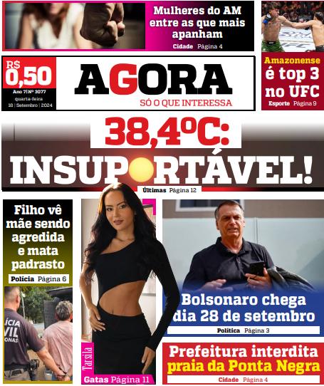 Jornal Agora – Wednesday 18 September 2024