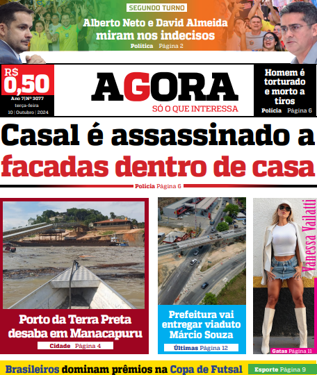 Jornal Agora – Tuesday 8 October 2024