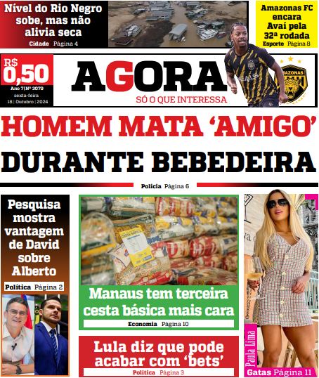 Jornal Agora – Friday 18 October 2024