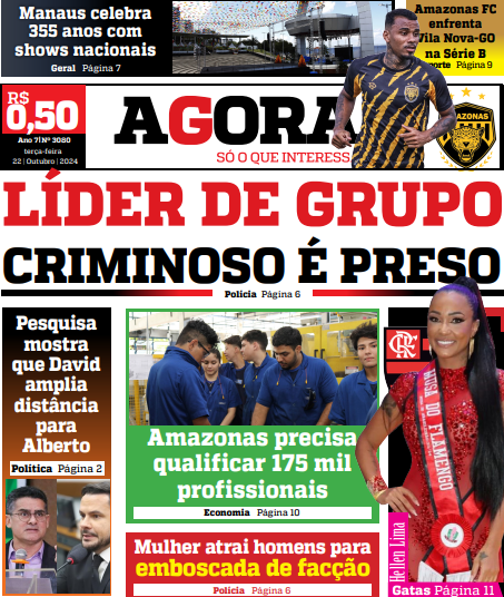 Jornal Agora – Tuesday 22 October 2024