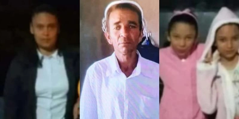 A man set fire to his house and killed his wife and 13-year-old daughter