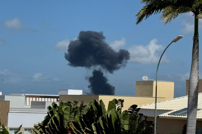 FAB fighter plane crashes during flight training in Rio Grande do Norte