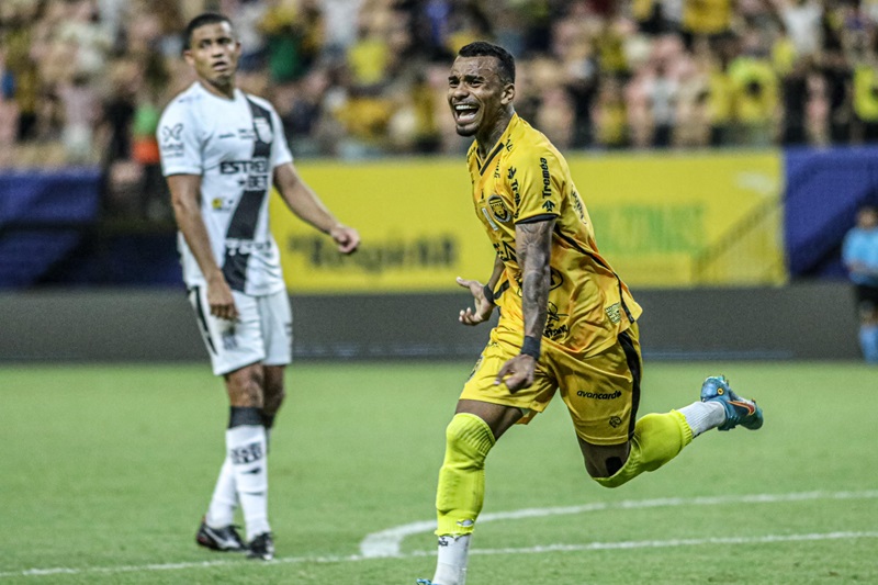 Matheus Serafim foi o autor do gol da vitória