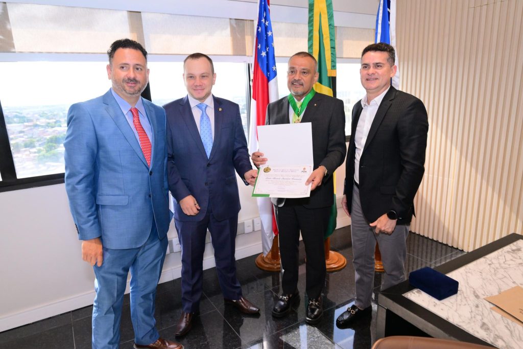 Prefeito de Manaus realiza visita de cortesia ao presidente do TJAM (Foto: Divulgação)