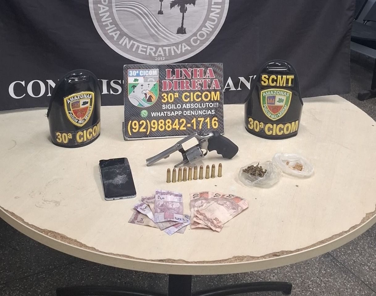 Homem é preso após fazer adolescente refém durante tentativa de fuga em Manaus