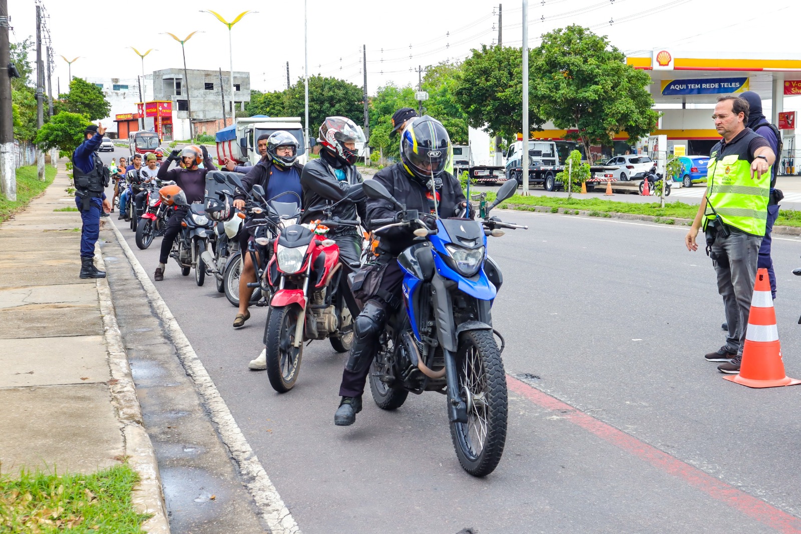 Quase 600 motos são fiscalizadas pela Prefeitura de Manaus na operação ‘Cavalo de Aço’