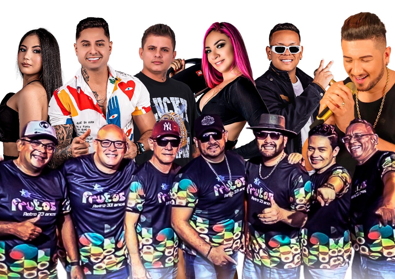 Bloquinho reúne ‘barbudos’ e familiares no Parque Dez, em Manaus