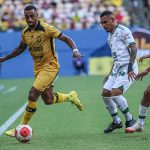 Lateral marcou um dos gols do Amazonas na final do primeiro turno do Barezão