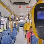 Ônibus do transporte coletivo de Manaus circulando na cidade