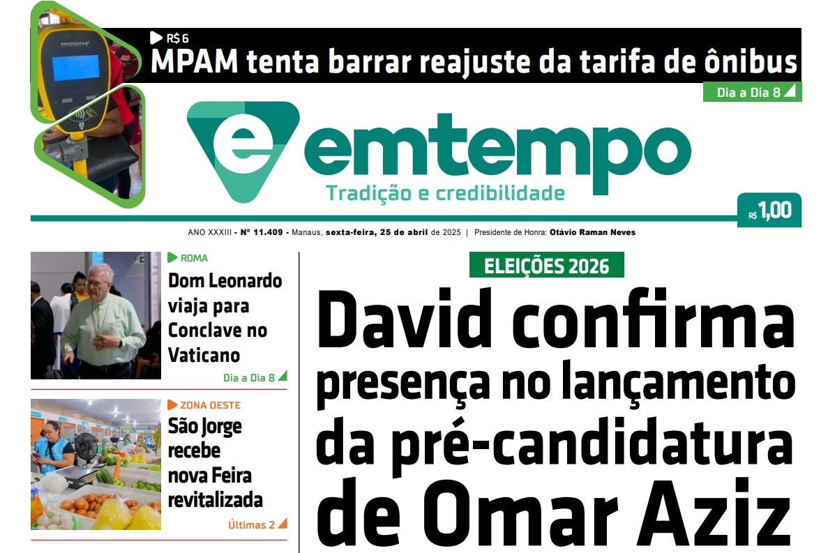 Jornal Em Tempo – sexta-feira, 25 de abril de 2025