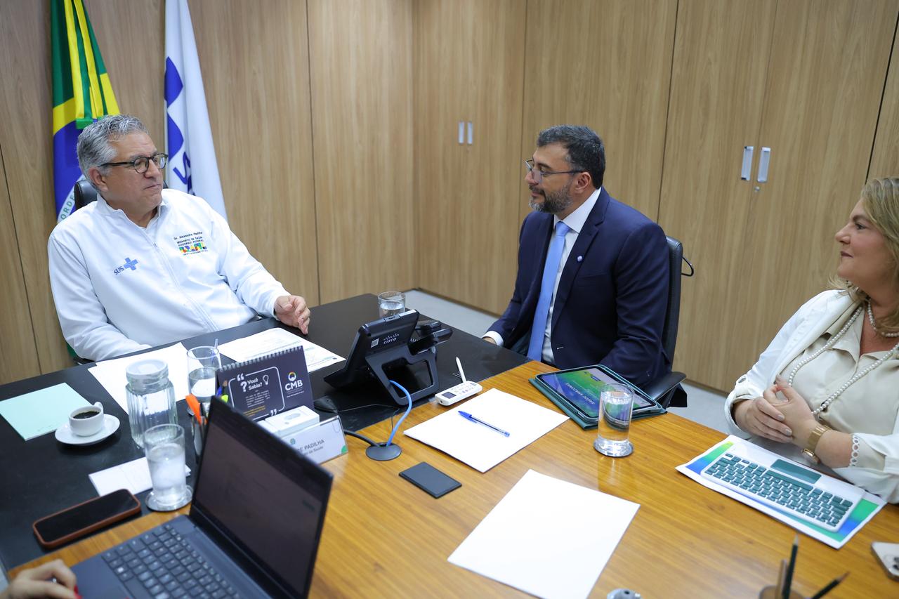 Wilson Lima solicita apoio do ministro da Saúde para ampliar ações no Amazonas