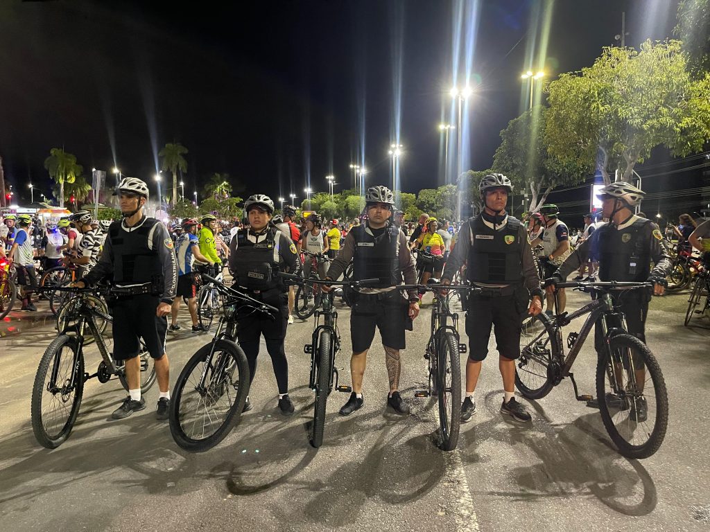 Policia Militar realiza passeio ciclístico em Manaus (Foto: Divulgação)