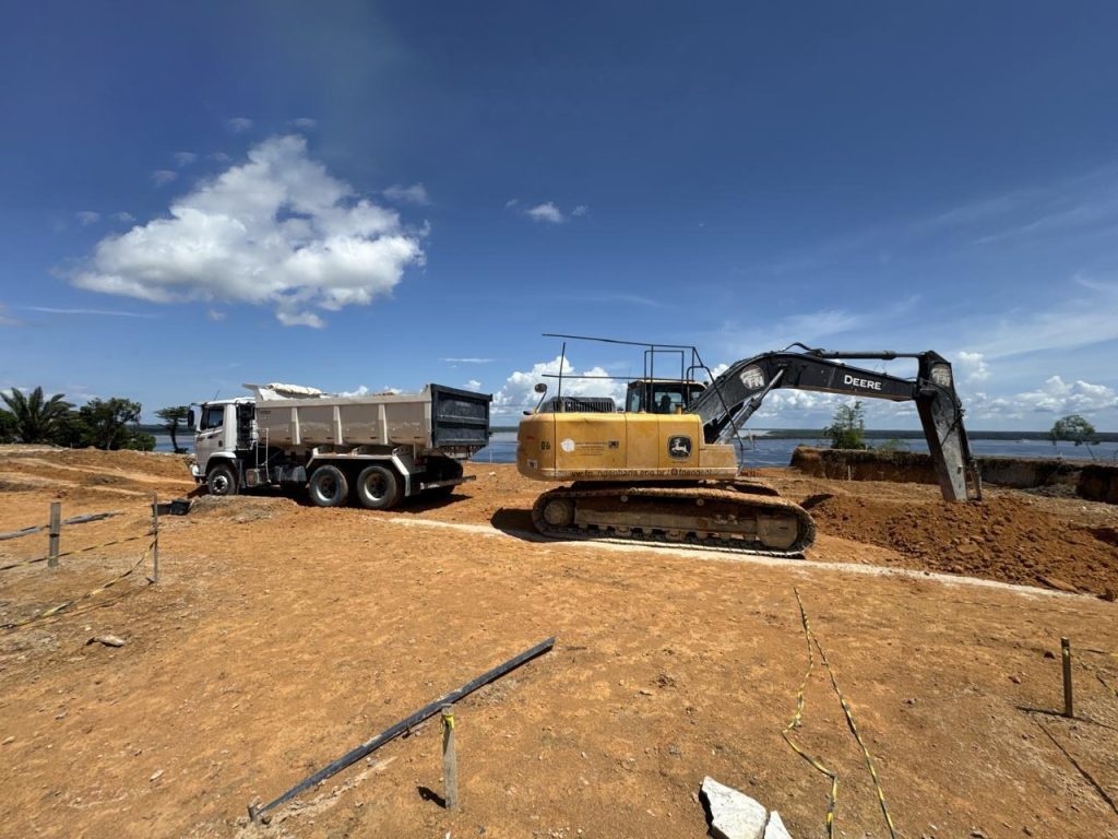 Obras do Parque Encontro das Águas em Manaus (Foto: Divulgação)
