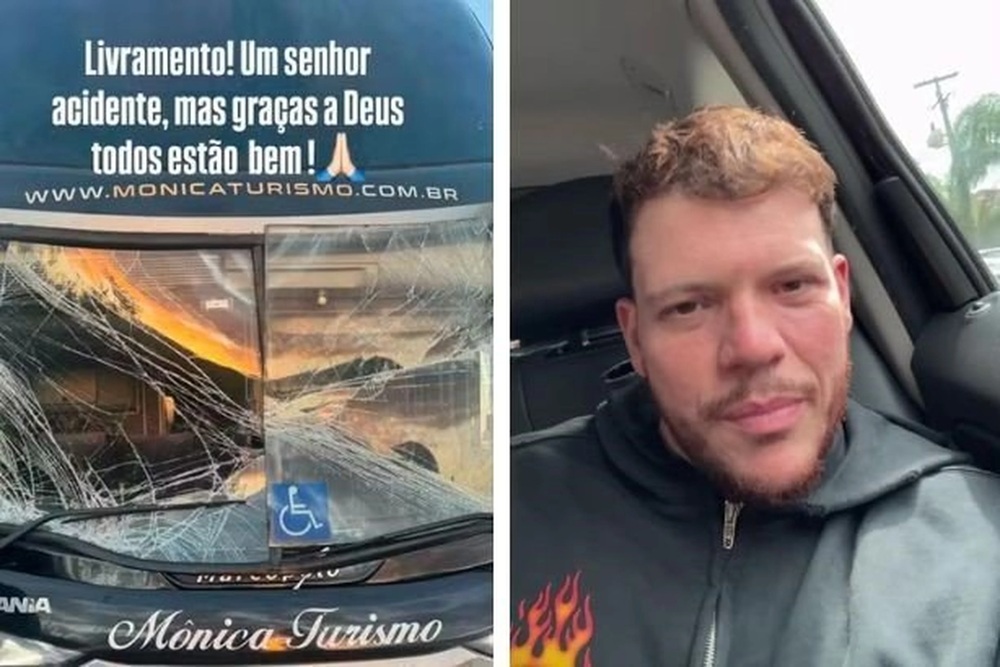 Cantor tranquilizou fãs através das redes sociais.
