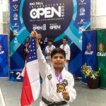 Kron disputou e venceu na categoria Infantil 2 Cinza Pesado (até 48 kg)