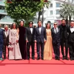Kleber Mendonça Filho e Wagner Moura na estreia de “O Agente Secreto” no tapete vermelho do Festival de Cannes 2025