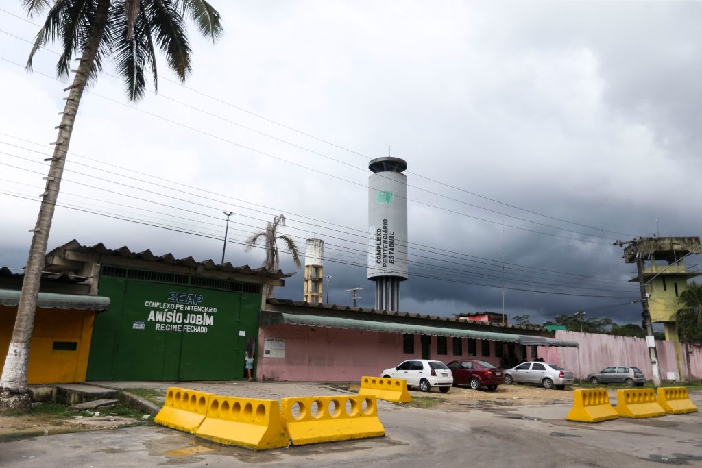 Imagem mostra o Complexo Penitenciário Anísio Jobim (Compaj), onde ocorreu o massacre de 2017