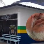 Professor preso por abuso de criança em Manaquiri - Polícia leva acusado para delegacia
