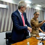 Marina Silva, ministra do Meio Ambiente, deixa a reunião da Comissão de Infraestrutura após fala de Plínio Valério Geraldo Magela/Agência Senado Fonte: Agência Senado