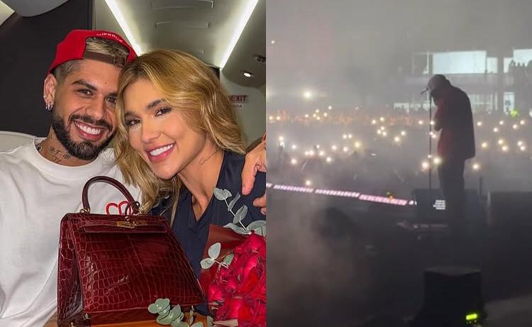 Cantor chora ao cantar música dedicada à ex-esposa durante apresentação em Coimbra, um dia após anunciar separação