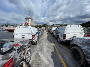 Agentes das Forças de Segurança do Amazonas embarcam para reforçar segurança no Festival de Parintins 2025