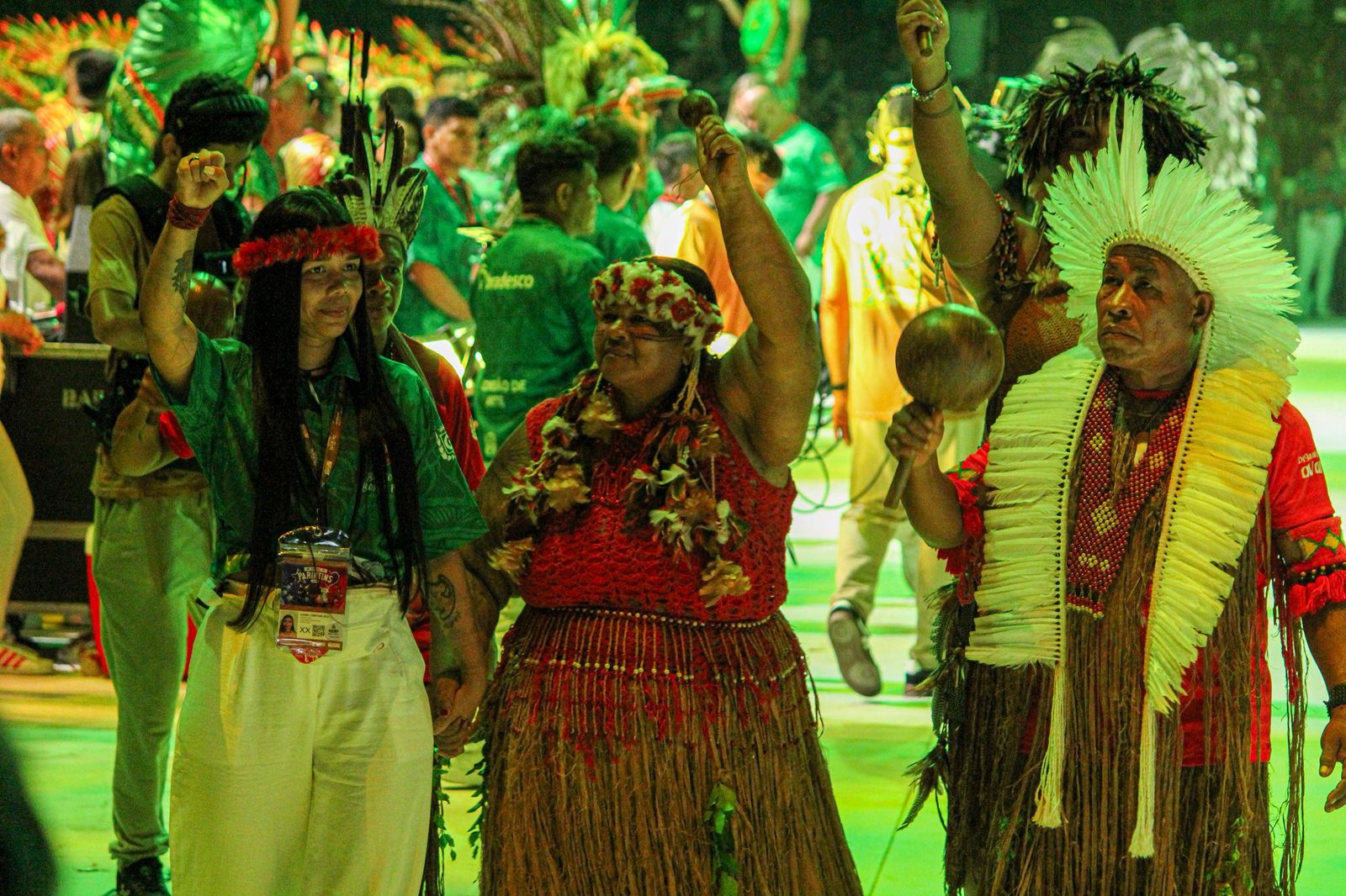 Eunice Paiva é homenageada na estreia do Boi Garantido 2025