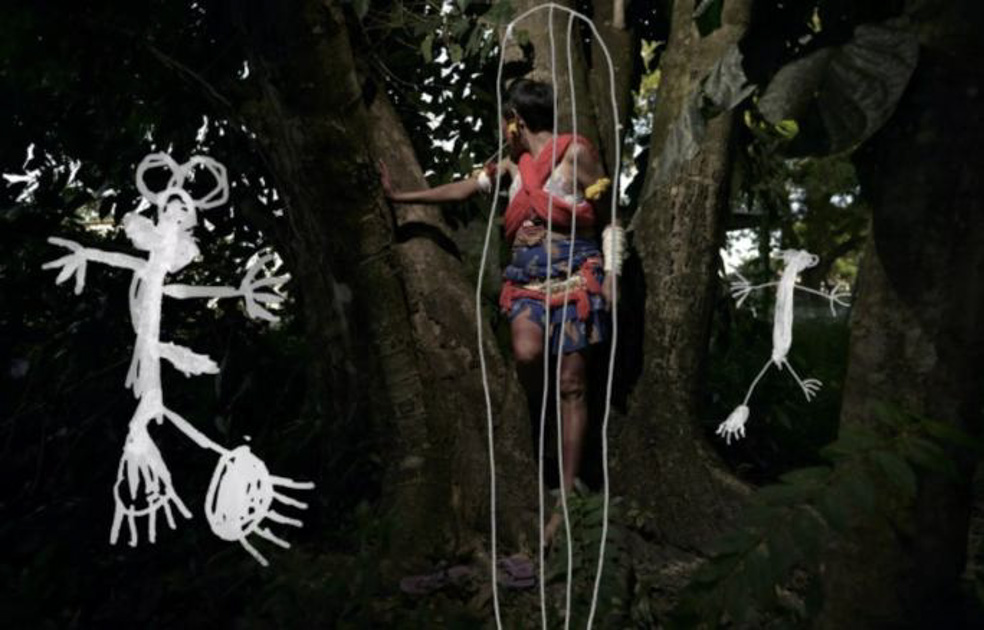 Yanomami na Floresta Amazônica (Foto: USP)