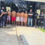 Material apreendido durante operação contra o tráfico de drogas em Uarini