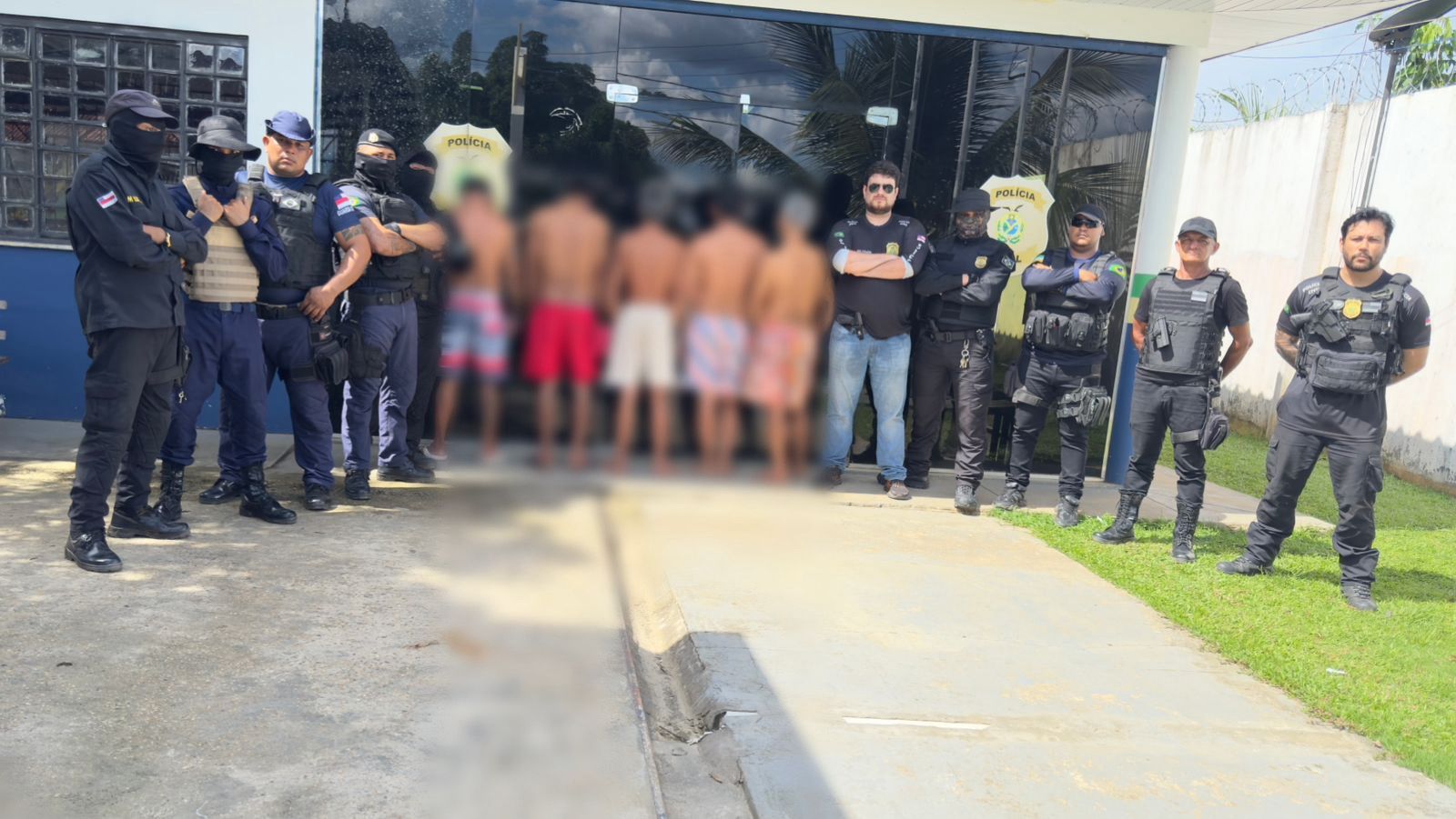 Material apreendido durante operação contra o tráfico de drogas em Uarini