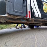 Local onde homens baleados foram encontrados após sequestro na zona Norte de Manaus