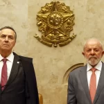 Lula em jantar com ministros do STF no Palácio da Alvorada